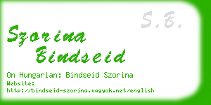 szorina bindseid business card